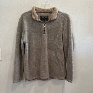True Grit Gray Sherpa 1/4 Zip